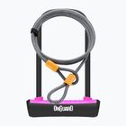 Serratura per bicicletta OnGuard Neon 8154PN U-Lock nero/rosa