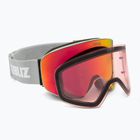 Occhiali da sci Bliz Flow grigio chiaro opaco/marrone rosso multi/rosa