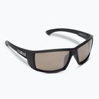 Occhiali da sole Bliz Drift Polarized nero opaco/marrone argento specchiato