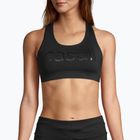 Reggiseno fitness Casall Iconic Wool Sports nero con logo