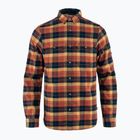 Camicia da uomo Fjällräven Singi Heavy Flannel autumn leaf/dark navy