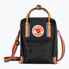 Fjällräven Kanken Rainbow Sling 2,5 l nero/arcobaleno