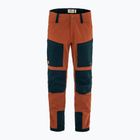 Pantaloni da trekking da uomo Fjällräven Keb Agile autumn leaf/ dark navy