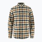 Camicia da uomo Fjällräven Skog Slim fossil/dark navy