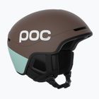 Casco da sci POC Obex Contour bronzite brown matt/lazurite blue matt