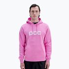 Felpa POC Hood thulite pink/hydrogen white