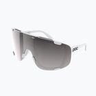 Occhiali da sole POC Devour hydrogen white/clarity road/sunny silver
