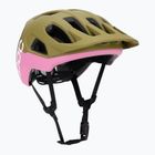 Casco da ciclismo POC Cularis olivine green matt/thulite pink matt