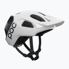 Casco da ciclismo POC Cularis hydrogen white/uranium black matt w. logo