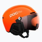 Casco da sci per bambini POC POCito Obex Visor S2 Jr fluorescent orange