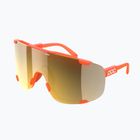 Occhiali da sole POC Devour fl.orange traslucido/clarity road/partly sunny gold