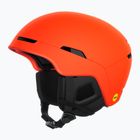 Casco da sci POC Obex MIPS arancione fluorescente opaco