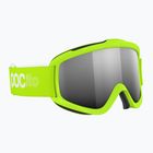 POC POCito Iris giallo fluorescente/verde/argento parzialmente soleggiato occhiali da sci per bambini