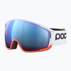 POC Zonula Race idrogeno bianco/arancio rosa/parzialmente blu occhiali da sci