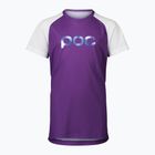 POC Essential MTB maglia da ciclismo per bambini viola zaffiro/bianco idrogeno