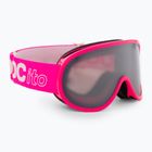 POC POCito Retina rosa fluorescente/clarity occhiali da sci per bambini POCITO