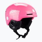 Casco da sci per bambini POC POCito Obex MIPS rosa fluorescente