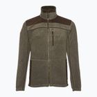 Felpa trekking da uomo Pinewood Prestwick Exclusive oliva mel/camoscio marrone