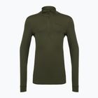 Felpa termica Pinewood Abisko Merino Base Layer Half Zip Uomo d.mossgreen