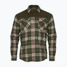 Camicia da uomo Pinewood Douglas d.verde/rosso