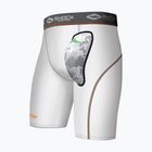 Shorts da uomo per sport da combattimento Shock Doctor AirCore Cup Compression white