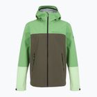 Giacca Peak Performance Trail Hipe Shell da uomo menta piperita/ago di pino/verde pioggia