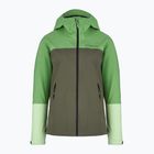 Giacca Peak Performance Trail Hipe Shell da donna, menta piperita, ago di pino e pioggia vivace