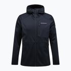 Felpa Peak Performance Utility Light Zip nero/nero