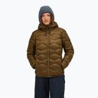 Piumino da donna Peak Performance Helium Down Hood meadow moss/sierra sand