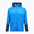 Felpa da uomo Peak Performance Rider Essentials Zip Hood Azure Ascent/Mountain Lake
