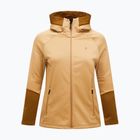 Felpa donna Peak Performance Rider Essentials Zip Hood Sierra Sand/Earthy Summit