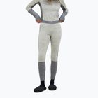 Pantaloni termici da donna Peak Performance Peak Performance Magic 7/8 Long Johns Wool-Blend Baselayer med grey melange/melange grey