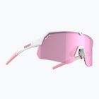 Occhiali da sole Tripoint 001 Treriksroset opaco bianco/marrone/rosa multi