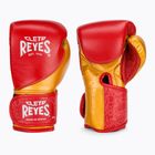 Guantoni da boxe in pelle rosso/oro Cleto Reyes High Precision Training