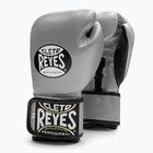 Guanti da boxe Cleto Reyes Velcro Sparring argento/nero