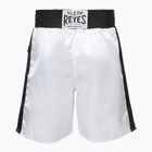 Pantaloncini da boxe in raso da uomo Cleto Reyes bianco/nero
