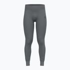 Pantaloni termoattivi da uomo ODLO Active Warm Bl Bottom Long grigio acciaio melange