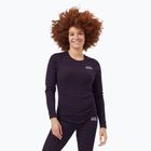 Maglia termica da donna ODLO Warm Originals Stripes Bl Top Crew Neck dark saphire