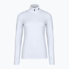 Giacca da sci donna KJUS Feel Midlayer mezza zip bianco