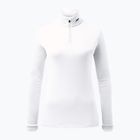 Giacca da sci donna KJUS Feel Midlayer mezza zip bianco