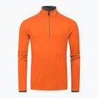 Felpa da sci KJUS Feel Midlayer mezza zip da uomo kjus arancione