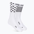 X-Socks Bike Race calzini bianchi artici/punti/strisce