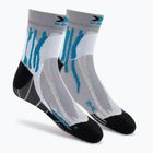 X-Socks Run Speed Two calzini da corsa grigio perla/nero opale