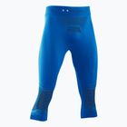 Pantaloni X-Bionic 3/4 termoattivi da uomo Energizer 4.0 blu alzavola/antracite