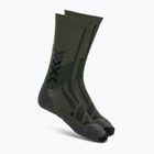 Calzini X-Socks Hike Discover Crew green/black