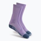 Calzini da corsa da donna X-Socks Trailrun Discover Crew orchid/sunset blue