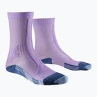 Calzini da corsa da donna X-Socks Trailrun Discover Crew orchid/sunset blue
