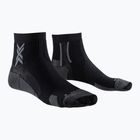 Calzini da corsa X-Socks Run Perform Ankle da uomo, nero/carbone