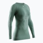 Maglia donna termoattiva a maniche lunghe X-Bionic Energizer 4.0 verde salvia/bianco ottico