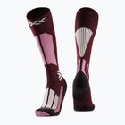 Calze da sci donna X-Socks Ski Touring Perform Otc viola intenso/sabbia chiaro